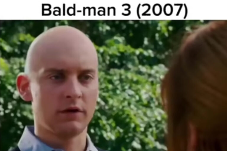 bald spiderman meme